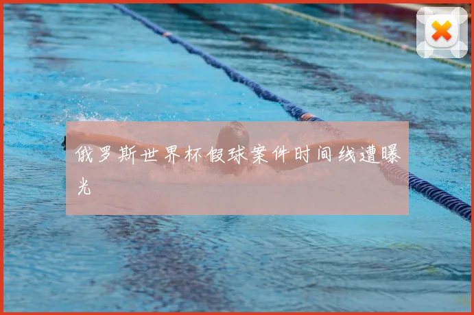 俄罗斯世界杯假球案件时间线遭曝光