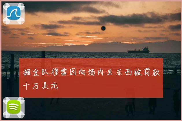 掘金队穆雷因向场内丢东西被罚款十万美元